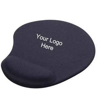 Solid Jersey Gel Mouse Pad/Wrist Rest