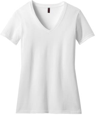 DM1190L - Ladies' Perfect Blend V-Neck Tee