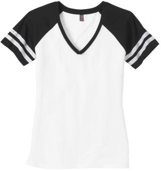 DM476 - Ladies' Game V-Neck Tee