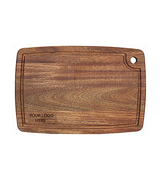 ICOL-B-056 - 15 in. Acacia Cutting Board with Juice Groove