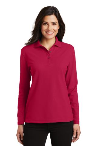 Ladies' Silk Touch L/S Sport Shirt