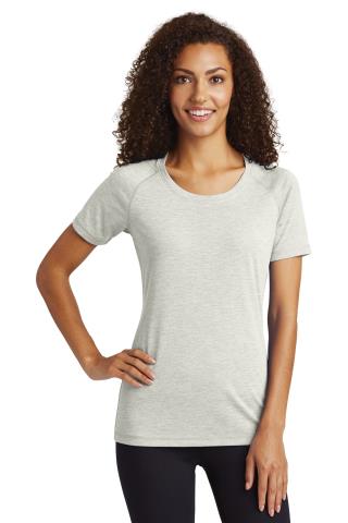 Ladies' Tri-Blend Wicking Scoop Neck Tee