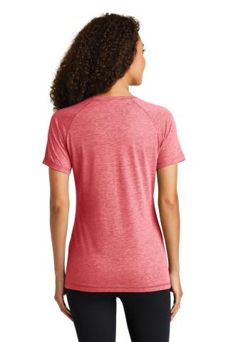 Ladies' Tri-Blend Wicking Scoop Neck Tee