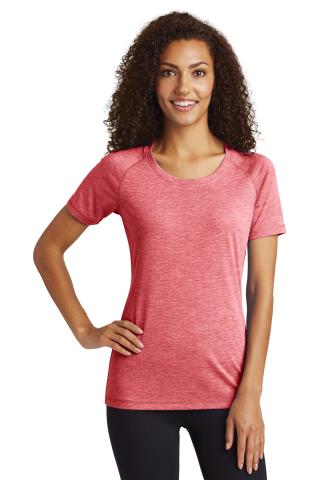 LST400 - Ladies' Tri-Blend Wicking Scoop Neck Tee